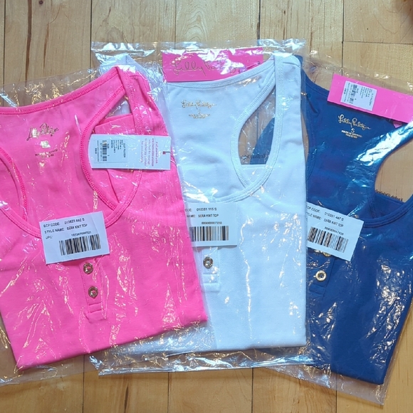 Lilly Pulitzer Tops - NWT BUNDLE Lilly Pulitzer Sera Knit Tops (Lot of 3)